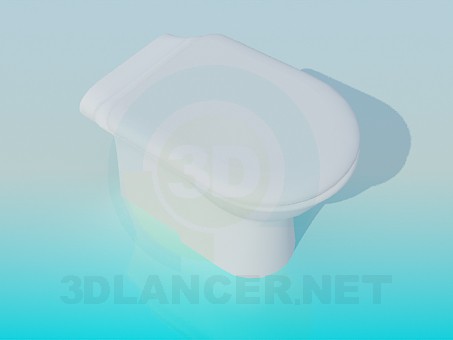3d model Taza del inodoro - vista previa