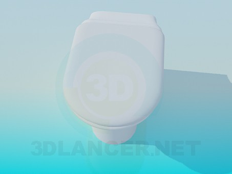 3d model Toilet bowl - preview 3d model Toilet bowl - preview