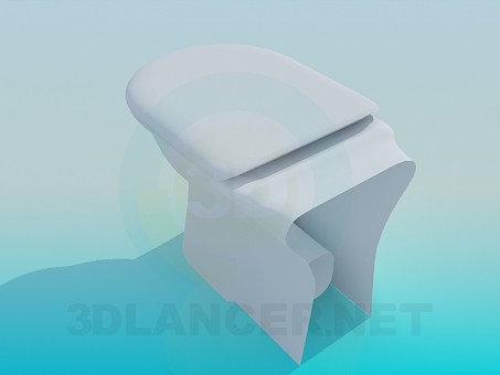3d model Toilet bowl - preview 3d model Toilet bowl - preview