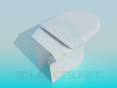 3d model Toilet bowl - preview 3d model Toilet bowl - preview