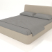 3D modeli Çift kişilik yatak Picea 1800 (bej) - önizleme