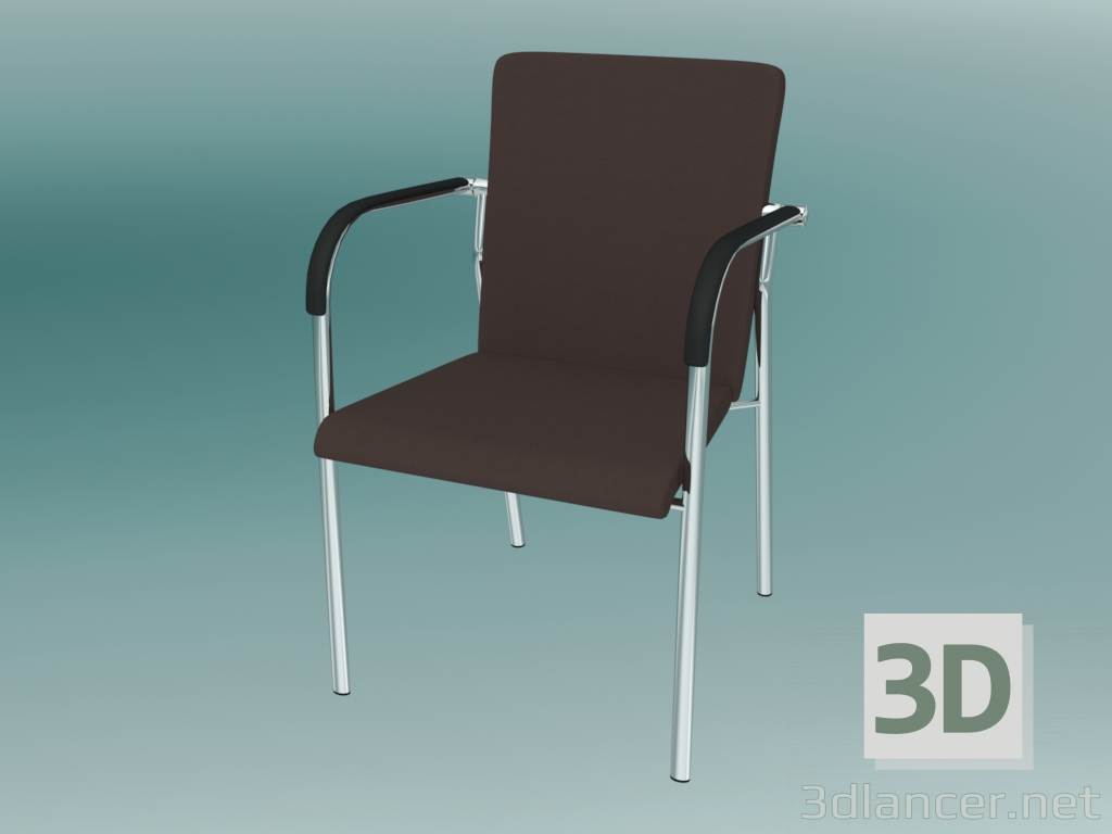modèle 3D Chaise visiteur (670H PP) - preview