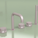 3d model Three-hole mixer and hydro-progressive mixer with hand shower (17 98, OR) - preview