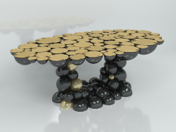 Table Newton (black-gold)