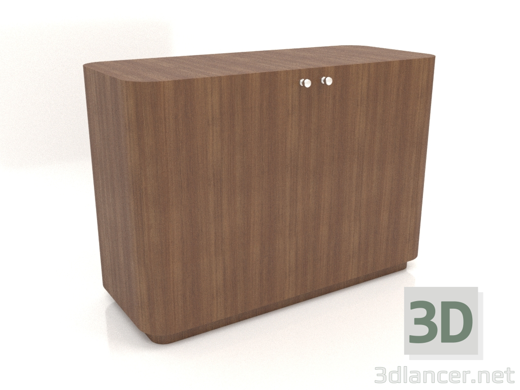 modèle 3D Armoire TM 031 (1060x450x750, bois marron clair) - preview