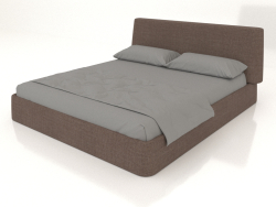 Ліжко двоспальне Picea 1800 (коричневий)