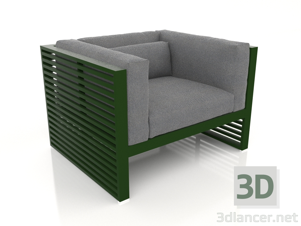 3d модель Крісло для відпочинку (Bottle green) – превью