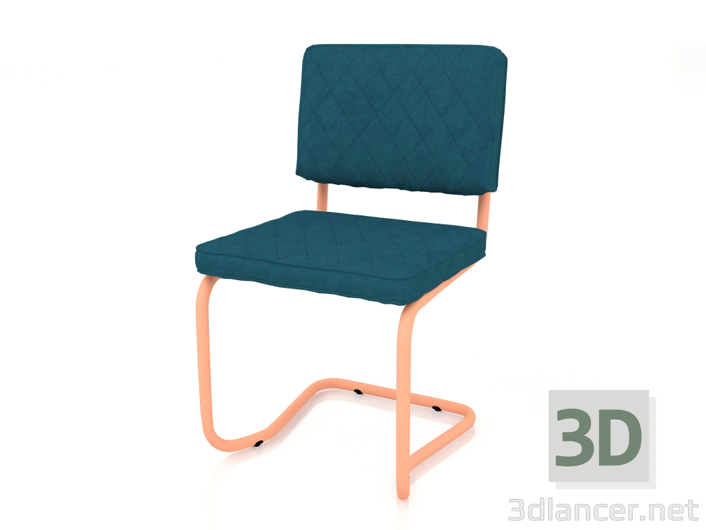 Modelo 3d Cadeira Diamond Kink (Verde Esmeralda) - preview