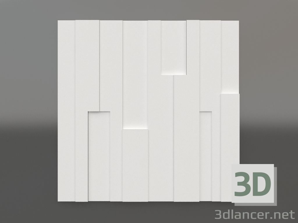 3D modeli 3 boyutlu panel 066 2 - önizleme