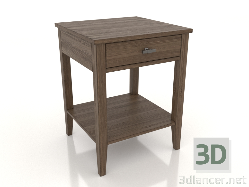 3D modeli STAND komodin (açık ceviz ağacı) - önizleme