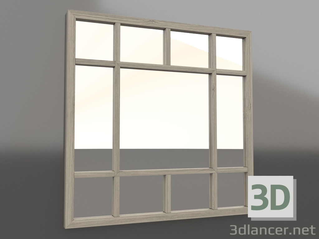 3d model Mirror 1 (lightened oak) - preview 3d model Mirror 1 (lightened oak) - preview