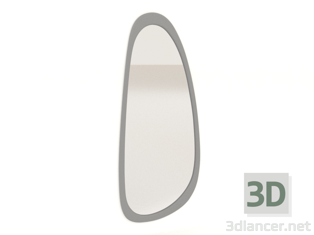 3d model ASYM wall mirror (concrete) - preview 3d model ASYM wall mirror (concrete) - preview