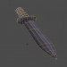 Combate cuchillo Low-Poly 3D modelo Compro - render
