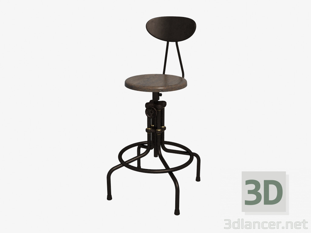 modèle 3D Tabouret de comptoir de l’ISAAC (445.002 A) - preview