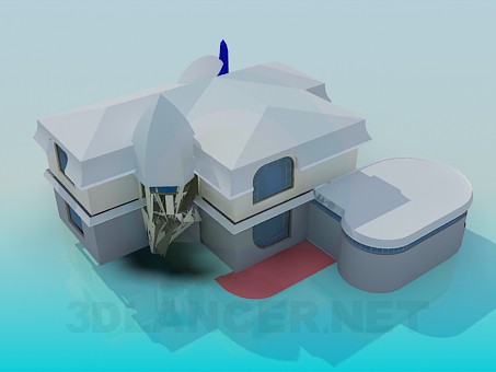 3d модель Огромный дом – превью 3d модель Огромный дом – превью