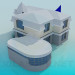 modèle 3D Grande maison - preview
