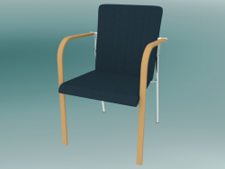 आगंतुक कुर्सी (670H लकड़ी)