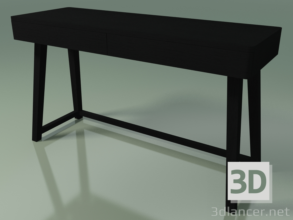 3d model Writing desk with two drawers (50, Black) - preview