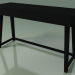 3d model Writing desk with two drawers (50, Black) - preview