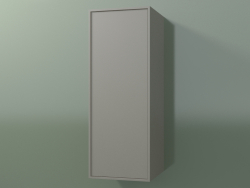 Wall cabinet with 1 door (8BUBСDD01, 8BUBСDS01, Clay C37, L 36, P 36, H 96 cm)