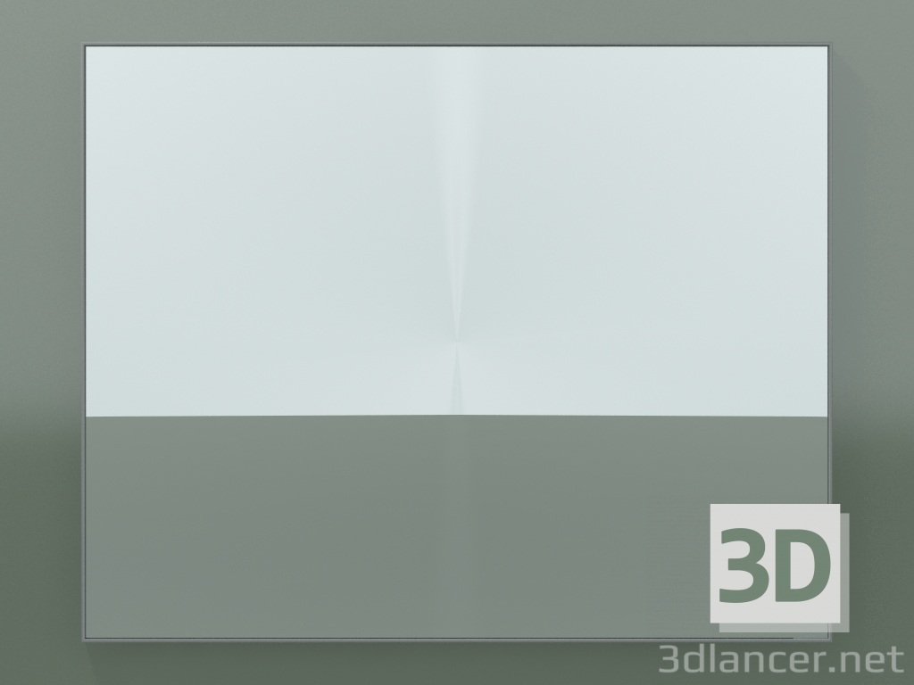 3d model Mirror Rettangolo (8ATFD0001, Silver Gray C35, Н 96, L 120 cm) - preview