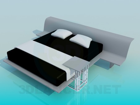 modelo 3D Cama - escuchar modelo 3D Cama - escuchar