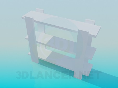 modelo 3D Soporte de madera - escuchar modelo 3D Soporte de madera - escuchar