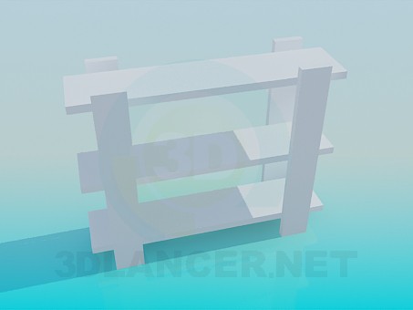 modelo 3D Soporte de madera - escuchar modelo 3D Soporte de madera - escuchar
