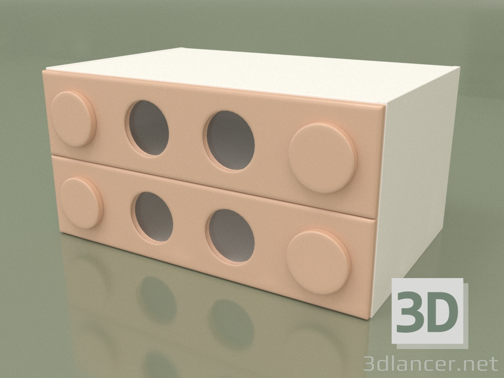 3d model Small chest of drawers (Ginger) - preview