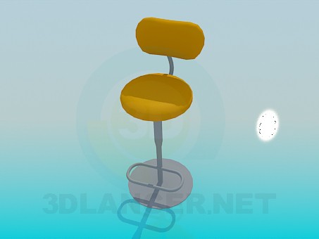 modelo 3D Taburete de bar - escuchar modelo 3D Taburete de bar - escuchar