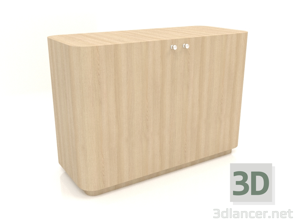 3 डी मॉडल कैबिनेट टीएम 031 (1060x450x750, लकड़ी सफेद) - पूर्वावलोकन