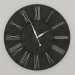 Modelo 3d Relógio de parede TWINKLE (preto) - preview