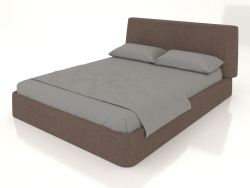 Double bed Picea 1600 (brown)