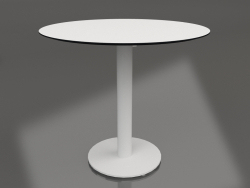 Mesa de comedor con pata de columna Ø80 (Gris)