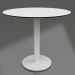 modèle 3D Table à manger sur pied colonne Ø80 (Gris) - preview