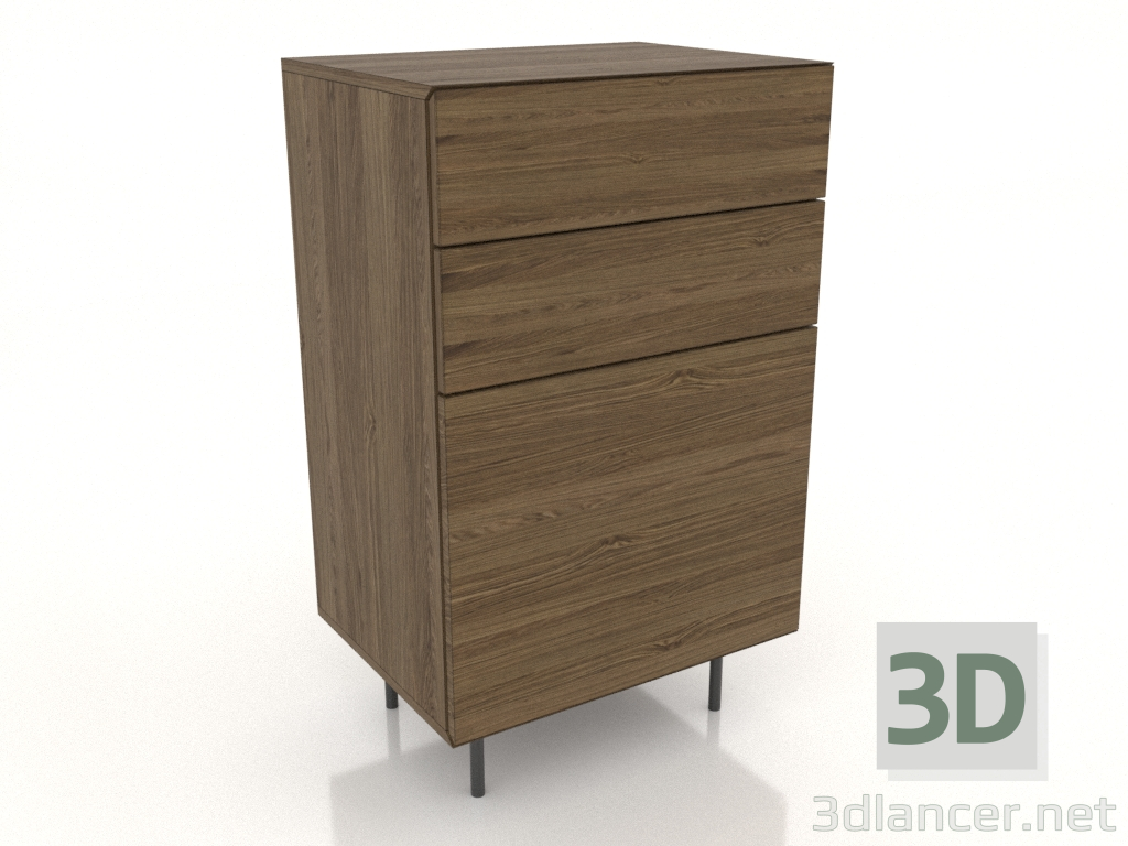 Modelo 3d Cômoda 4.600 mm (nogueira freixo acesa) - preview