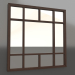 3d model Mirror 1 (dark walnut) - preview