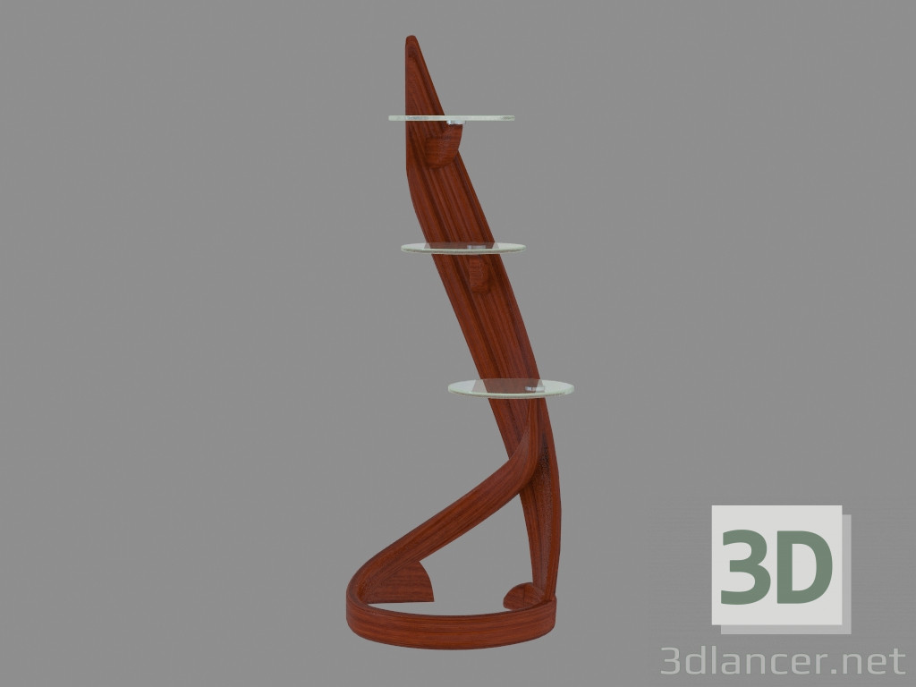 3d model Stand for flowers in Art Nouveau style - preview