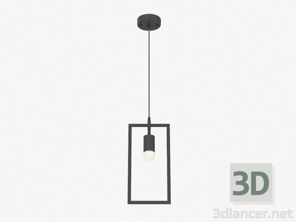 modello 3D lampada a sospensione (S111016 1A) - anteprima