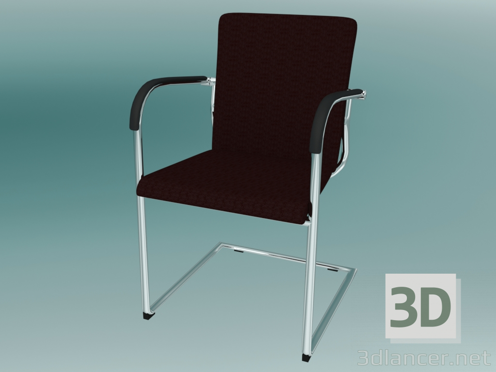 modèle 3D Chaise visiteur (670V PP) - preview