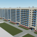 3D Dokuz katlı ev Komsomolsky umudu 47 Çelyabinsk modeli satın - render