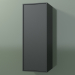 3d модель Настенный шкаф с 1 дверцей (8BUBСDD01, 8BUBСDS01, Deep Nocturne C38, L 36, P 36, H 96 cm) – превью