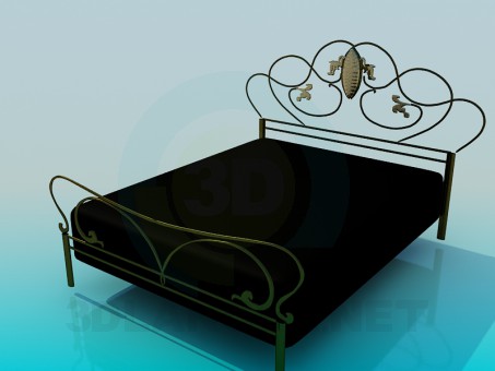 3d model Bed - preview 3d model Bed - preview
