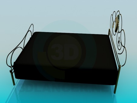 3d model Bed - preview 3d model Bed - preview