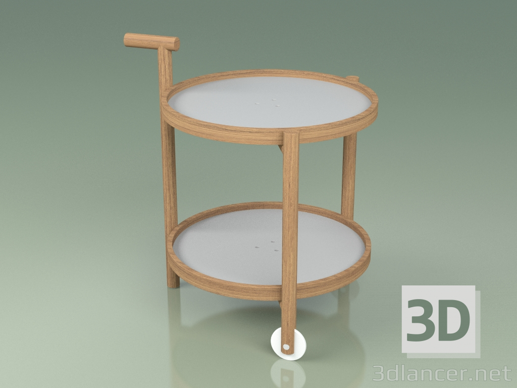 3d model Bar trolley 001 - preview