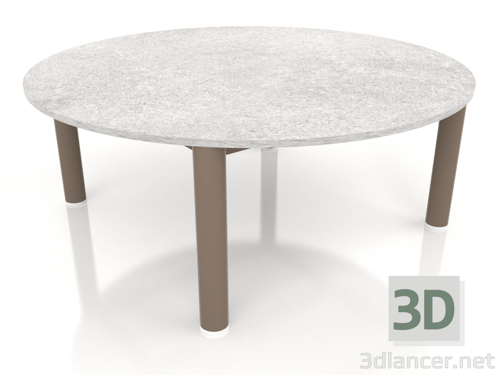 modello 3D Tavolino D 90 (Bronzo, DEKTON Kreta) - anteprima
