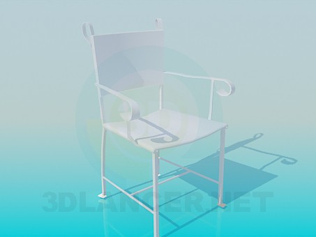 modelo 3D silla forjada - escuchar modelo 3D silla forjada - escuchar