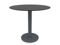 Dining table on column leg Ø80 (Anthracite)