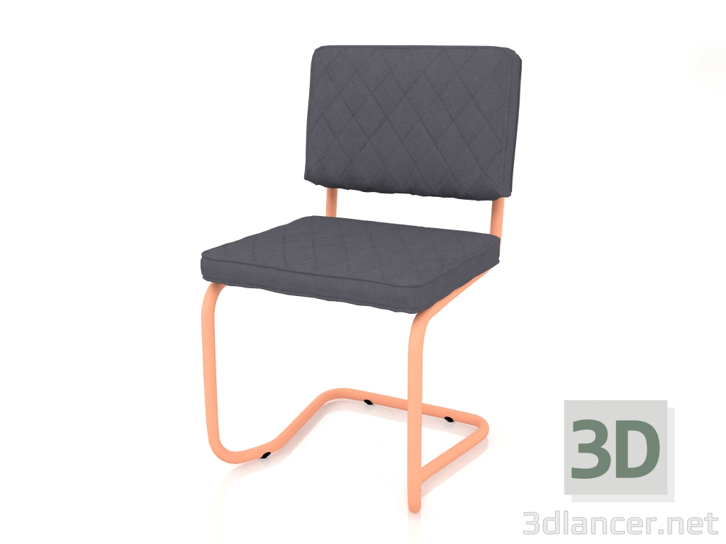 3d model Diamond Kink chair (Pebble Grey) - preview