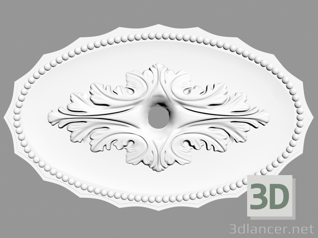 3d model Ceiling outlet (P14) - preview
